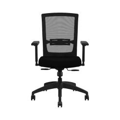 Allsteel Office Chairs<Quip Ergonomic Mesh Back Swivel Task Chair, Black/Carbon (STNOBLK)