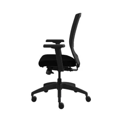 Allsteel Office Chairs<Quip Ergonomic Mesh Back Swivel Task Chair, Black/Carbon (STNOBLK)