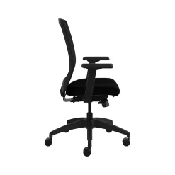 Allsteel Office Chairs<Quip Ergonomic Mesh Back Swivel Task Chair, Black/Carbon (STNOBLK)