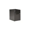 Allsteel File Cabinets<Radii Vertical File Cabinet, Letter/Legal Size, Lockable, 21"H x 15"W x 18"D, Flint (APGMBP18SNPT001)