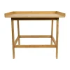 Alpha QuickFind Storage Cabinets<19" Bamboo Cabinet Stand with 1 Shelf, Brown (196852)