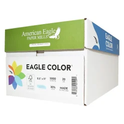 American Eagle Copy Paper<8.5" x 11" Color Copy Paper, 20 lbs., Gray, 500 Sheets/Ream (4791050)