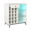 Ameriwood Storage Cabinets<Melbourne 36.5" Bar Cabinet with 3 Shelves, White (3593013COM)