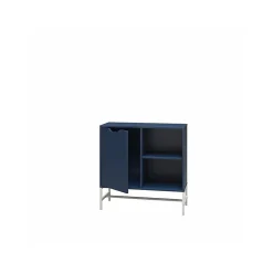 Ameriwood Bookcases<Modine 30"H 2-Shelf Bookcase with Adjustable Shelf, Navy (3483837COM)