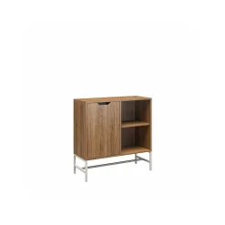 Ameriwood Bookcases<Modine 30"H 2-Shelf Bookcase with Adjustable Shelf, Walnut (3483905COM)