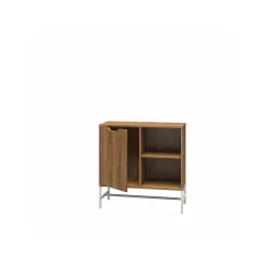 Ameriwood Bookcases<Modine 30"H 2-Shelf Bookcase with Adjustable Shelf, Walnut (3483905COM)