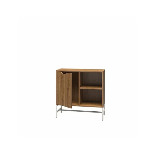 Ameriwood Bookcases<Modine 30"H 2-Shelf Bookcase with Adjustable Shelf, Walnut (3483905COM)