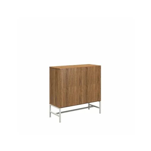 Ameriwood Bookcases<Modine 30"H 2-Shelf Bookcase with Adjustable Shelf, Walnut (3483905COM)