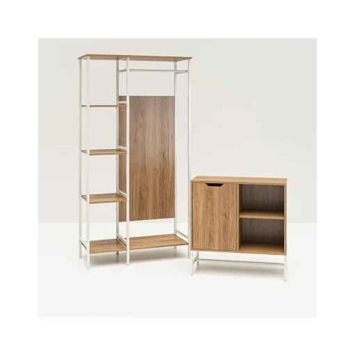 Ameriwood Bookcases<Modine 30"H 2-Shelf Bookcase with Adjustable Shelf, Walnut (3483905COM)