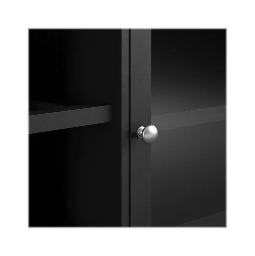 Ameriwood Storage Cabinets<Tuxedo 34.9" Bar Cabinet with 7 Shelves, Black (3969872COM)