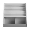 Ameriwood Bookcases<Tyler 36"H 5-Shelf Bookcase, Dove Gray Particle Board (4947412COM)
