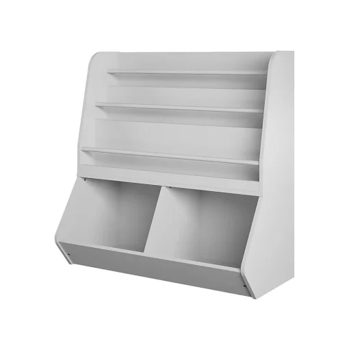 Ameriwood Bookcases<Tyler 36"H 5-Shelf Bookcase, Dove Gray Particle Board (4947412COM)