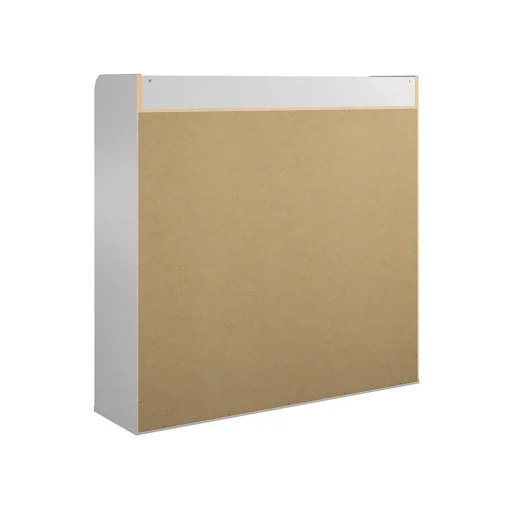 Ameriwood Bookcases<Tyler 40.8"H 9-Shelf Bookcase, Dove Gray Particle Board (4865412COM)