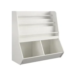 Ameriwood Bookcases<Tyler 36"H 5-Shelf Bookcase, White Particle Board (4947013COM)