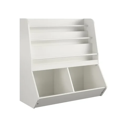Ameriwood Bookcases<Tyler 36"H 5-Shelf Bookcase, White Particle Board (4947013COM)