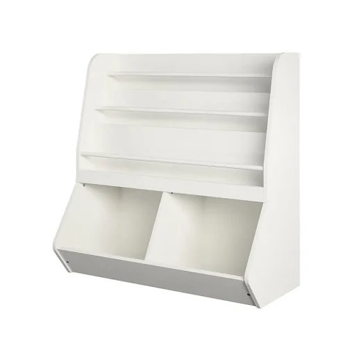 Ameriwood Bookcases<Tyler 36"H 5-Shelf Bookcase, White Particle Board (4947013COM)