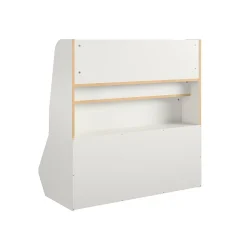 Ameriwood Bookcases<Tyler 36"H 5-Shelf Bookcase, White Particle Board (4947013COM)