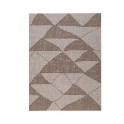 Anji Mountain Chair Mats<Rug'd Dormis Carpet & Hard Floor Chair Mat, 36" x 48", Brown/Beige Polyester (AMB9038)