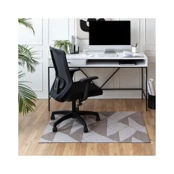 Anji Mountain Chair Mats<Rug'd Dormis Carpet & Hard Floor Chair Mat, 36" x 48", Brown/Beige Polyester (AMB9038)