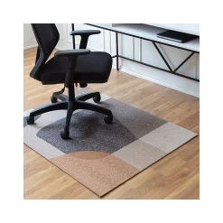 Anji Mountain Chair Mats<Rug'd Jasper Carpet & Hard Floor Chair Mat, 36" x 48", Multicolor Polyester (AMB9036)