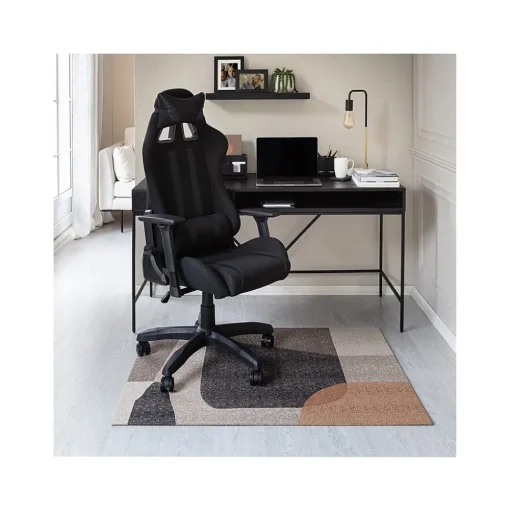 Anji Mountain Chair Mats<Rug'd Jasper Carpet & Hard Floor Chair Mat, 36" x 48", Multicolor Polyester (AMB9036)