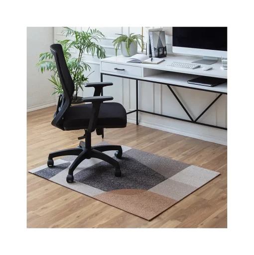 Anji Mountain Chair Mats<Rug'd Jasper Carpet & Hard Floor Chair Mat, 36" x 48", Multicolor Polyester (AMB9036)