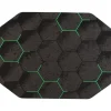 Anji Mountain Chair Mats<Rug'd Kaleidoscope Carpet & Hard Floor Chair Mat, 36" x 48", Gray/Green (AMB9110)