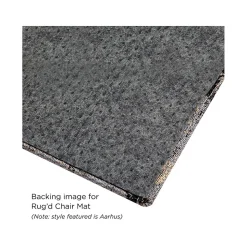 Anji Mountain Chair Mats<Rug'd Kaleidoscope Carpet & Hard Floor Chair Mat, 36" x 48", Gray/Green (AMB9110)