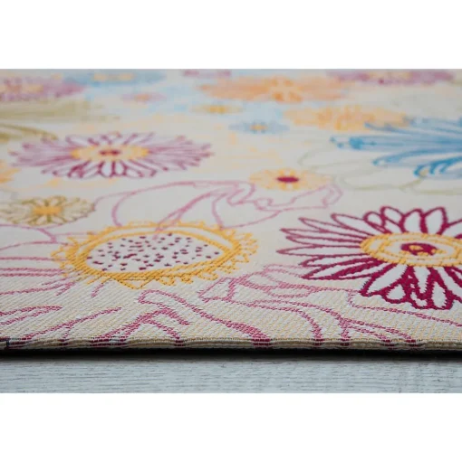Anji Mountain Chair Mats<Rug'd Keukenhof Carpet & Hard Floor Chair Mat, 36" x 48", Multicolor (AMB9023)