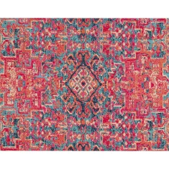 Anji Mountain Chair Mats<Rug'd Merida Carpet & Hard Floor Chair Mat, 36" x 48'', Low-Pile, Multicolored (AMB9001S)