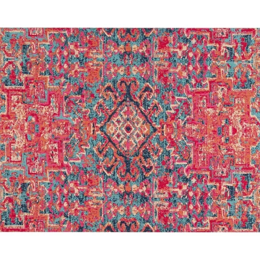 Anji Mountain Chair Mats<Rug'd Merida Carpet & Hard Floor Chair Mat, 36" x 48'', Low-Pile, Multicolored (AMB9001S)