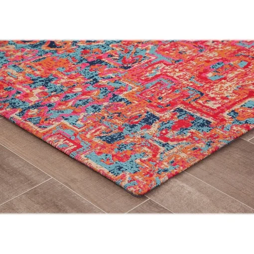 Anji Mountain Chair Mats<Rug'd Merida Carpet & Hard Floor Chair Mat, 36" x 48'', Low-Pile, Multicolored (AMB9001S)