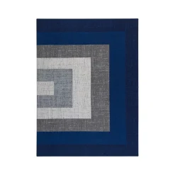 Anji Mountain Chair Mats<Rug'd Ponca Carpet & Hard Floor Chair Mat, 36" x 48", Blue/Gray Polyester (AMB9039)