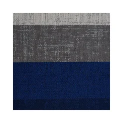 Anji Mountain Chair Mats<Rug'd Ponca Carpet & Hard Floor Chair Mat, 36" x 48", Blue/Gray Polyester (AMB9039)