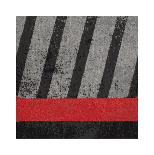 Anji Mountain Chair Mats<Rug'd Prizm Red Carpet & Hard Floor Chair Mat, 36" x 48", Gray/Red (AMB9107)