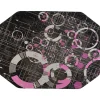 Anji Mountain Chair Mats<Rug'd Refracted Carpet & Hard Floor Gaming Chair Mat, 36" x 48", Gray/Purple (AMB9113)