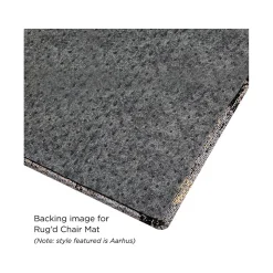 Anji Mountain Chair Mats<Rug'd Refracted Carpet & Hard Floor Gaming Chair Mat, 36" x 48", Gray/Purple (AMB9113)