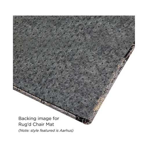 Anji Mountain Chair Mats<Rug'd Refracted Carpet & Hard Floor Gaming Chair Mat, 36" x 48", Gray/Purple (AMB9113)
