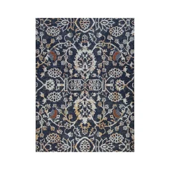 Anji Mountain Chair Mats<Rug'd Robin Carpet & Hard Floor Chair Mat, 36" x 48", Gray/Orange (AMB9018)
