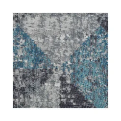 Anji Mountain Chair Mats<Rug'd Tromso Carpet & Hard Floor Chair Mat, 36" x 48", Blue/Black/Gray (AMB9035)