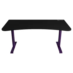 Arozzi Computer Desks<Arena 63"W Gaming Desk, Deep Purple/Black (ARENA-NA-DP-BK)