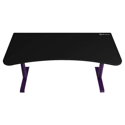 Arozzi Computer Desks<Arena 63"W Gaming Desk, Deep Purple/Black (ARENA-NA-DP-BK)