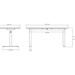 Arozzi Computer Desks<Arena 63"W Gaming Desk, Deep Purple/Black (ARENA-NA-DP-BK)