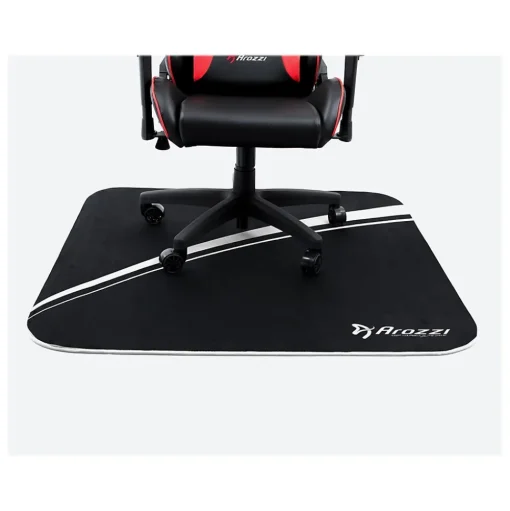 Arozzi Chair Mats<Chair Mat, 45.7" x 45.7", Low-Pile, Black/White (-FLOORMAT-WT)