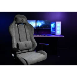 Arozzi Gaming Chairs<Torretta 2023 Edition Fabric Ergonomic Rocker Gaming Chair, Ash (TORRETTA-SFB-ASH2)