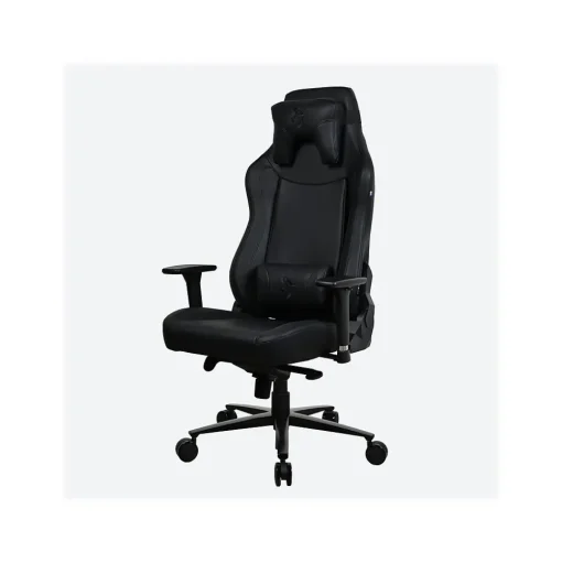 Arozzi Gaming Chairs<Vernazza Faux Leather Ergonomic Rocker Gaming Chair, Pure Black (VERNAZZA-XL-SPU-PBK)