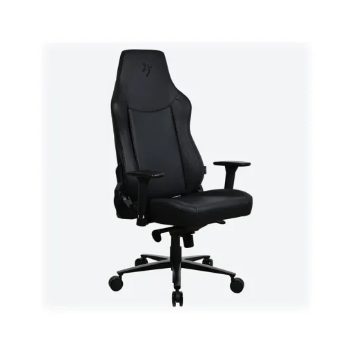 Arozzi Gaming Chairs<Vernazza Faux Leather Ergonomic Rocker Gaming Chair, Pure Black (VERNAZZA-XL-SPU-PBK)