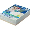 Array Card Stock<65 lb. Cardstock Paper, 8.5" x 11", Assorted Colors, 250 Sheets/Pack (PAC101196)