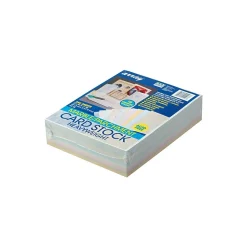 Array Card Stock<65 lb. Cardstock Paper, 8.5" x 11", Assorted Colors, 250 Sheets/Pack (PAC101196)