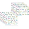 Ashley Dry Erase<Productions® Smart Poly® PosterMat Pals® Space Savers Traditional Cursive, 13" x 9.5", Pack of 10 (ASH97008)